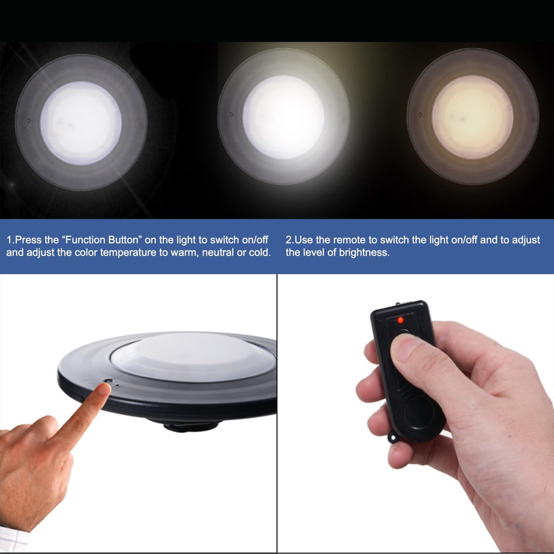 Umbrella Lights with Remote Rechargeable Battery Operated Patio Cantilever Umbrella Lights with 3 Brightness Modes, 3 Colors Warm Neutral Cold, for Offset Patio Umbrella in Outdoor & Garden