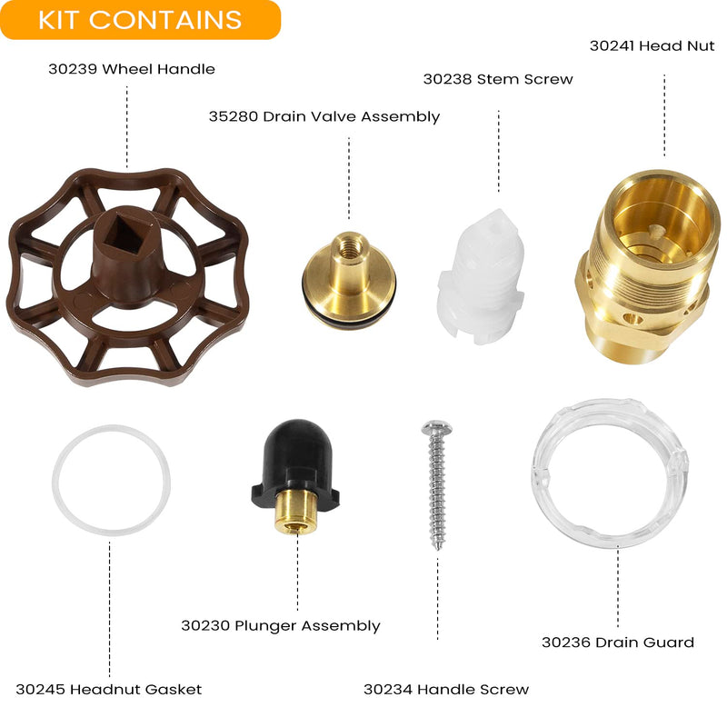 RK-25 Repair Kit for Woodford Model 20 25 27 Faucet Outdoor Wall Faucet Repair Kit