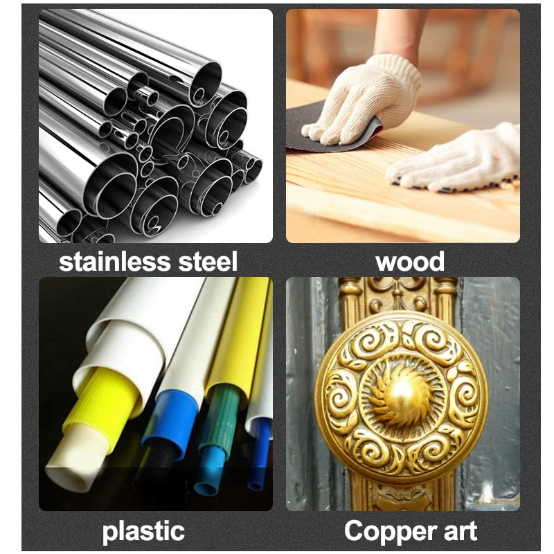 6 Pack Flap Wheel Sander Set with 1/4'' Shank 3 Size 80 Grits Abrasive Sanding Flap Wheels for Die Grinder Power Rotary Tool Flex Shaft Grinders Polishing Rust Weld Burr Removing Coat Paint