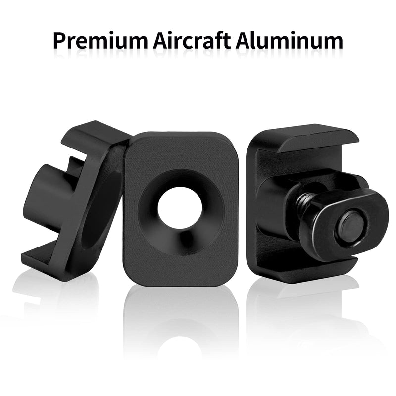 Pressure Switch Cable Guides, Light Pressure Switch Cable Clips -8 Pack(Black) Black 8 Pack