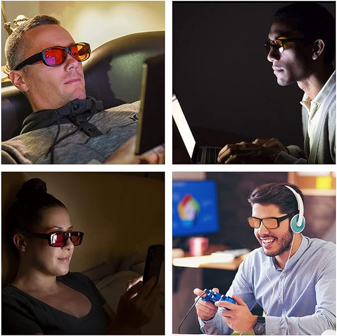 Gracewell Blue Light Cut Glasses, Absorbent, Non-Degree, Men's, Women's, Children, Black - NewNest Australia