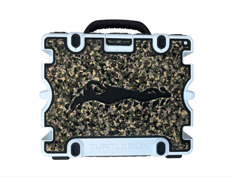 | Turtlebox Seadek Pads | Fits Grande (Large) Model Only | Custom Design | Adhesive Backing | Turtlebox Speaker Accessories | (Army Camo/Black) Army Camo/Black