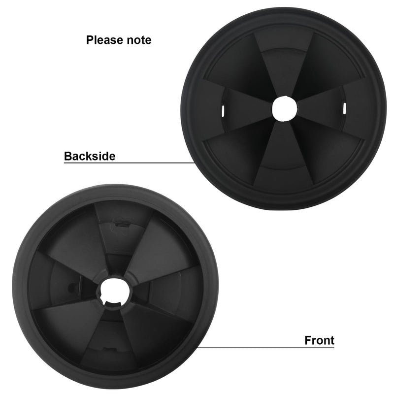 Garbage Disposal Aplash Guards Sink Baffle Drain Cover Garbage Disposal Cover 3 3/8" Inch in Diameter Garbage Disposer Accessories Compatible with InSinkErator Evolution Series, 2 Pack