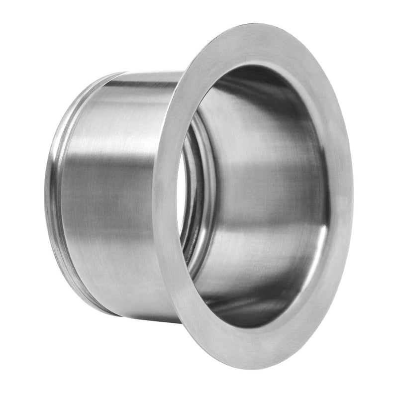 Extended Garbage Disposal Flange, Deep Kitchen Sink Flange for Disposers That Use A 3 Bolt Mount, Fit 3-1/2 Inch Standard Sink Drain Hole Silver Extend