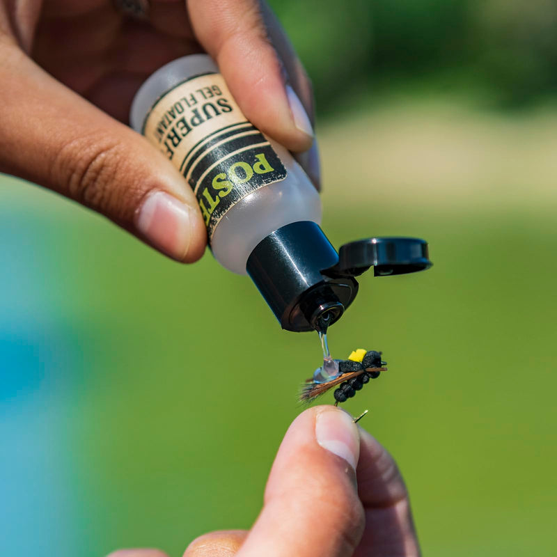 Postfly Fly Floatant Kit | Make Any Fly Float | Dry Shake and Gel | 2 Pack | Made in USA