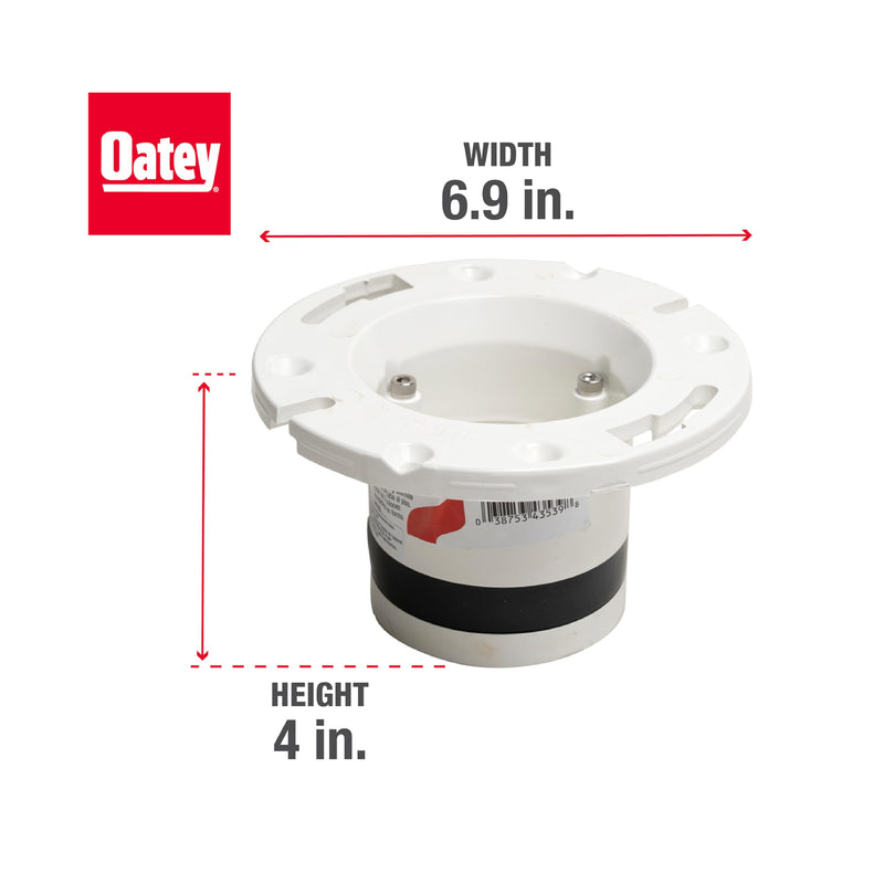 Oatey 43539 4 in. Cast Iron Closet Flange Replacement