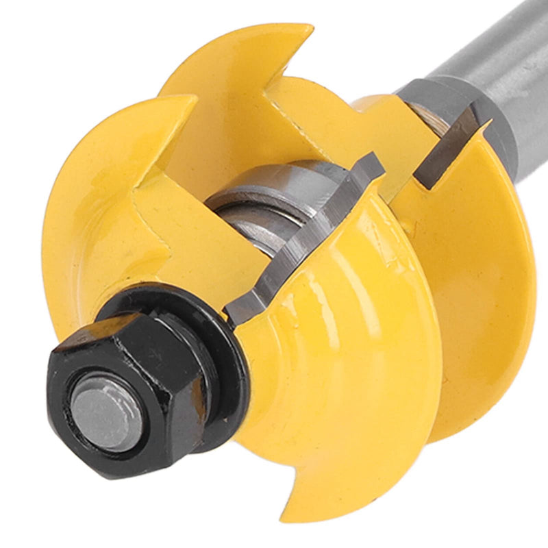 Entry Door Router Bit , Longer Service Life Adjustable Cabinet Routers Bits 2Pcs/Set Sharper Cutting for Plywood