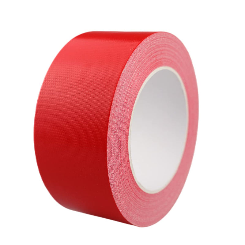 Multi-Purpose Duct Tape 2 Inch x 33 Yards, Heavy Duty, Waterproof, Great for Repairs, Packaging, Arts Crafts and DIY Projects (Red) Red