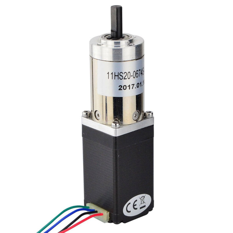 STEPPERONLINE 100:1 Planetary Gearbox Nema 11 Stepper Motor Low Speed High Torque DIY Camera