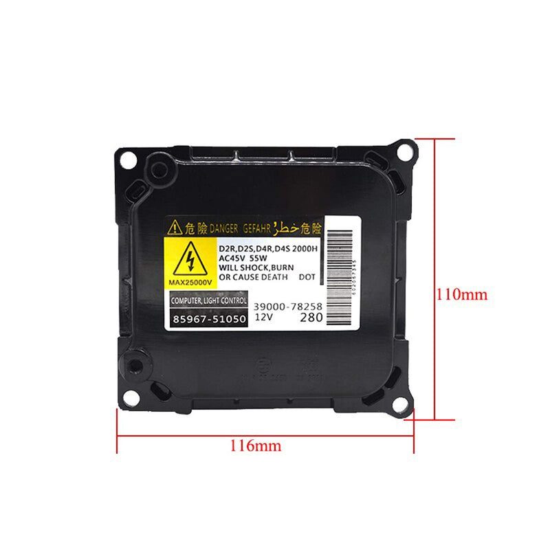 Xenon D2S D4S 35W HID Ballast DDLT003 Factory OEM Direct Replacement Control Unit Module for Lexus Toyota 2006-2011 D2-D