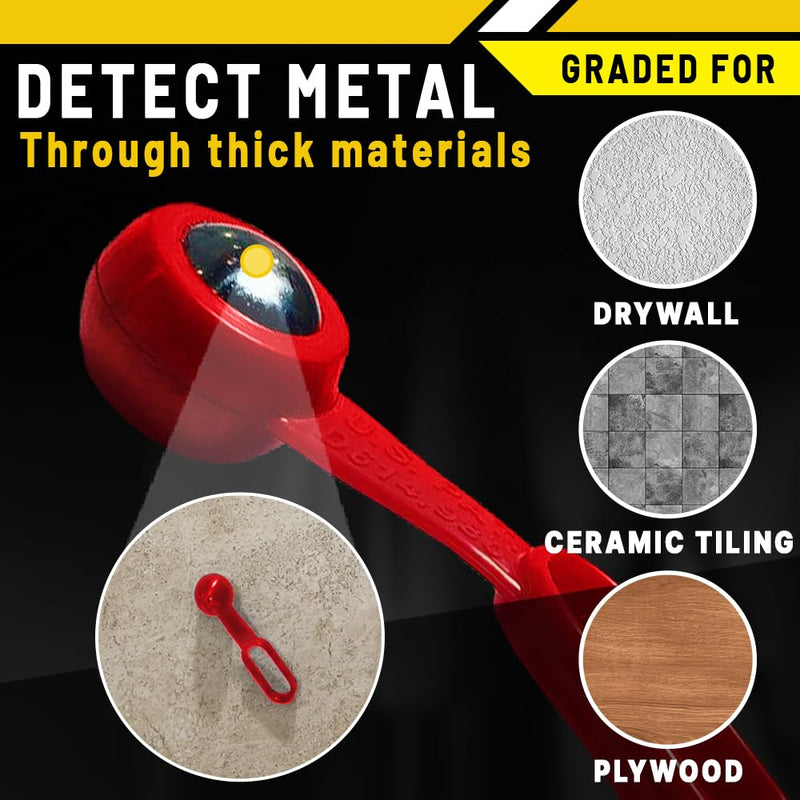 Rack-A-Tiers Stud Ball - Magnetic Stud Finder, Stud Detector, Stud Magnet, Detect Nails, Screws, & Metal Through Drywall, 27 Pounds of Pull, No Batteries Required (52300)