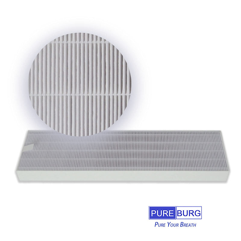PUREBURG YY350 Replacement True HEPA Filter Kit Compatible with Lasko LP300 and LP450 Air Purifiers, Part Number YY350,H13 4 Activated carbon Pre-Filters Air Clean Dust VOCs Odor 5