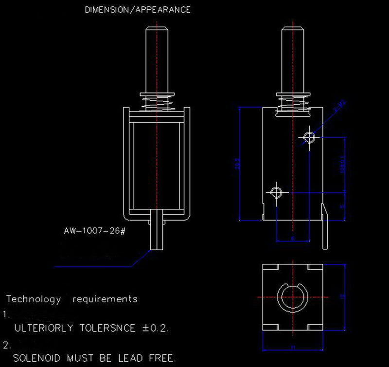 2PCS Mini Push Pull Linear Solenoid Electromagnet 5mm Stroke DC 5V~12V 25Ω Open Frame Mini Frames Actuator Electric DC Magnet Solenoid DS-0420S