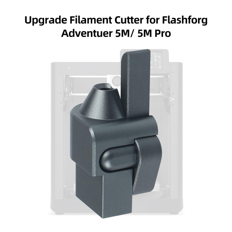 Immdinogo Upgrade Filament Cutter for Adventuer 5M/ 5M Pro: All-Metal AD5M Extruder Head Cutter Module for Fast and Accurate Consumable Cutting 3D Printer Accessories