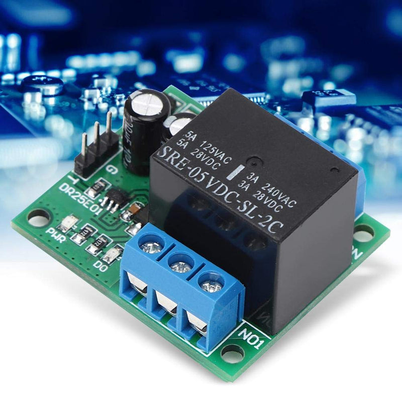 DR25E01 Relay Module DPDT Relay Module Double Throw Relay Double Pole Throw Self Locking Bistable Relay Board(DC5V)