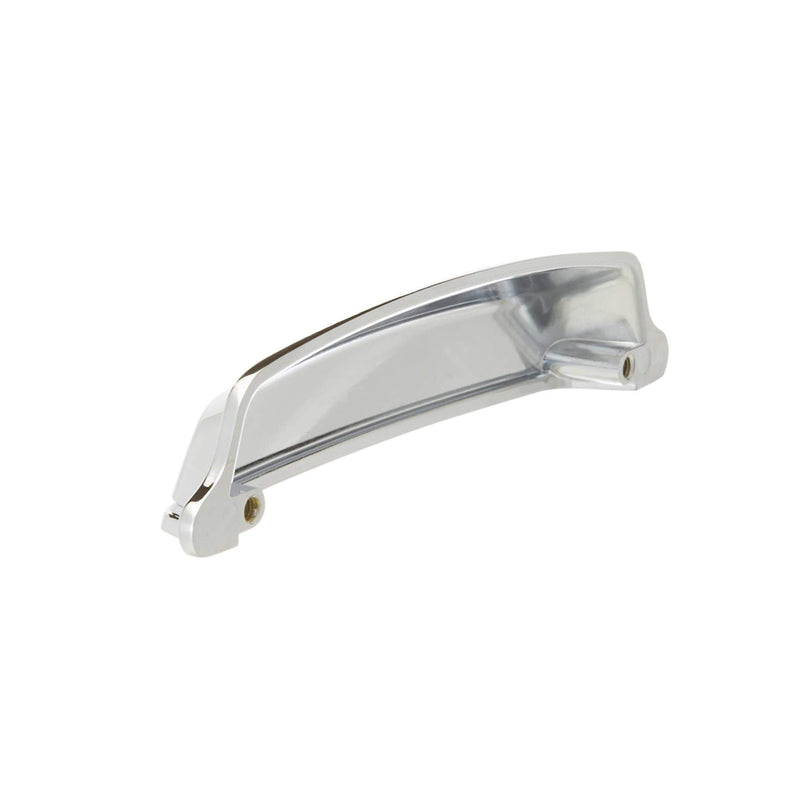 Amerock | Cabinet Cup Pull | Polished Chrome | 5-1/16 inch (128 mm) Center-to-Center | Stature | 2 Pack | Drawer Pull | Drawer Handle | Cabinet Hardware 5-1/16 inch (128mm) Center-to-Center (Pack of 2) 1 Pack
