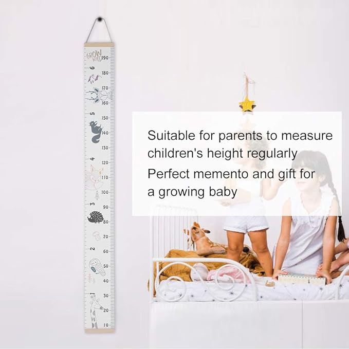 Height gauge, sticker, 6.6 ft (2 m), children's height gauge, wall mounted, children's growth record, wall mounted, height measuring instrument, Scandinavian interior, New Year, Christmas gift - NewNest Australia