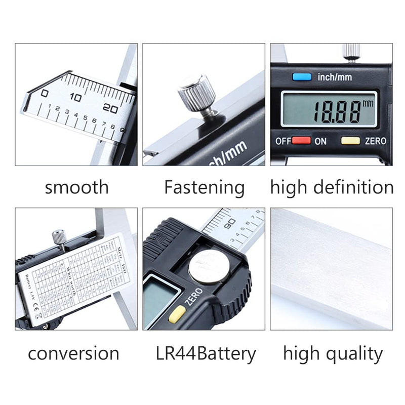 Digital Depth Caliper Electronic Depth Gauge Caliper Depth Rule (150mm(Normal)) 150mm