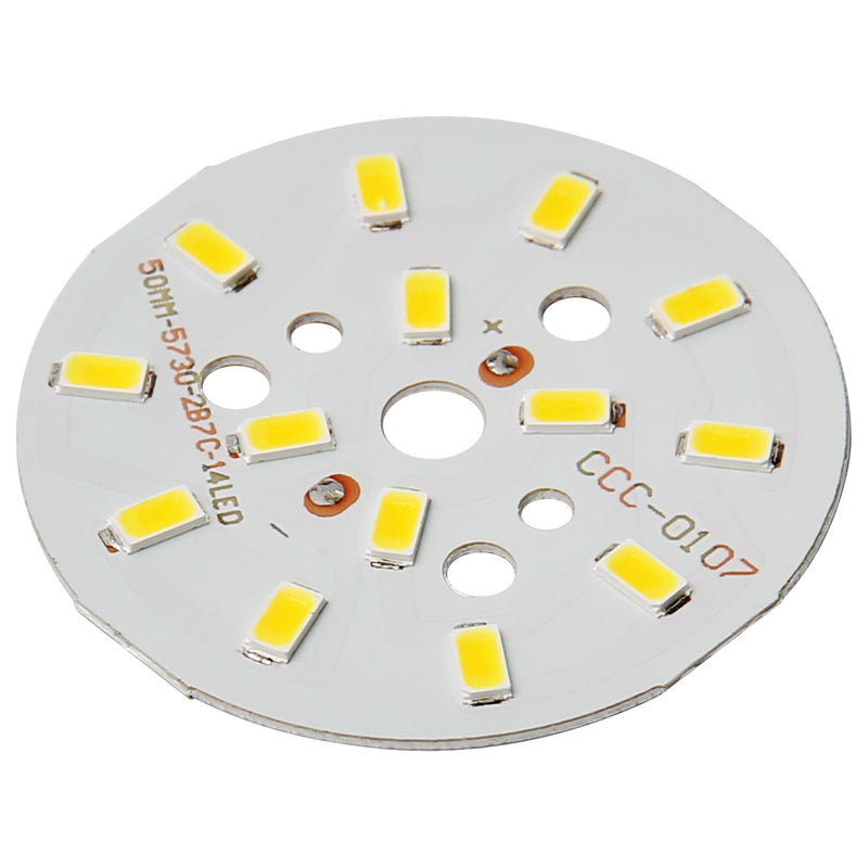Othmro 1Pcs 50mm Dia LED Chip Bulb Super Bright High Power, 21-24V 4000K 5730 Aluminum LED Bulb Surface Mounted Devices Light Beads,Floodlight for Camper Light Bulb, Home Reading, Light Marine Lamps 1 50 4000k