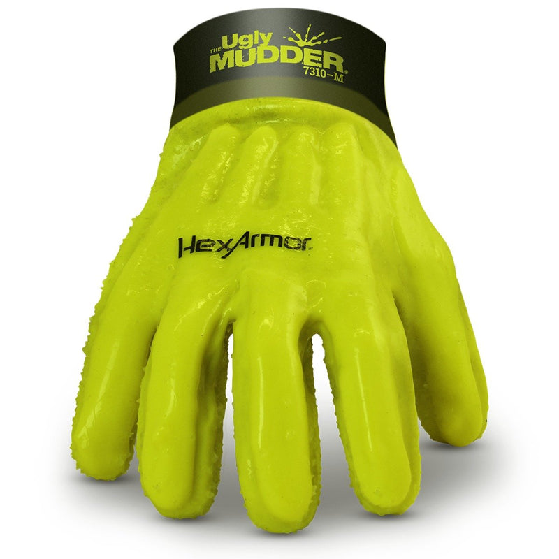 HexArmor Impact Protection Liquid-Resistant Safety Gloves | Ugly Mudder® 7310 | X-Large X-Large (Pack of 1) 7310 | Short Cuff Impact A1