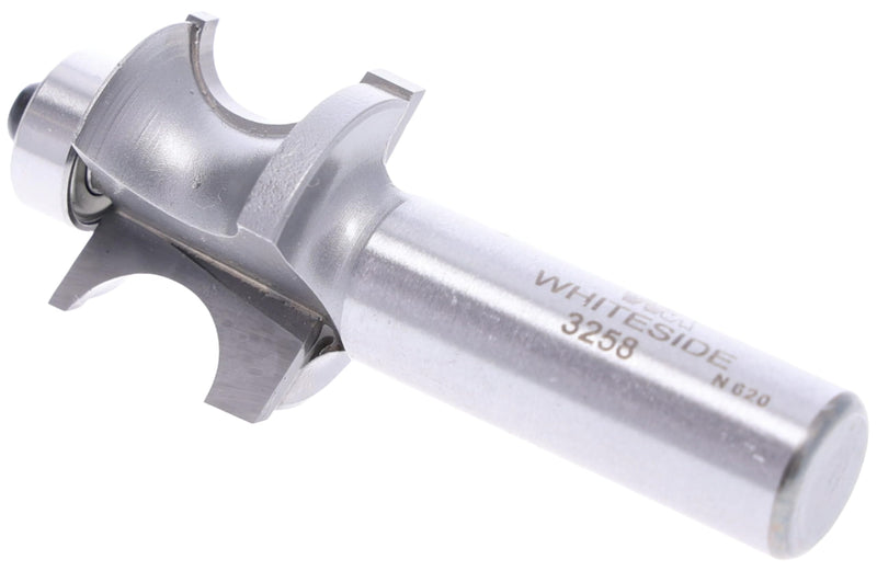 Whiteside Router Bits 3258 Edge Beading Bit with 1-1/16-Inch Large Diameter and 3/4-Inch Cutting Len