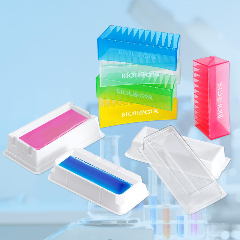 25ml Reagent Reservoir, Sterile Reservoir Tank, Pipetting Solution Basins, One-Channel, Individually Wrapped, PS, Pack of 20 25ml White