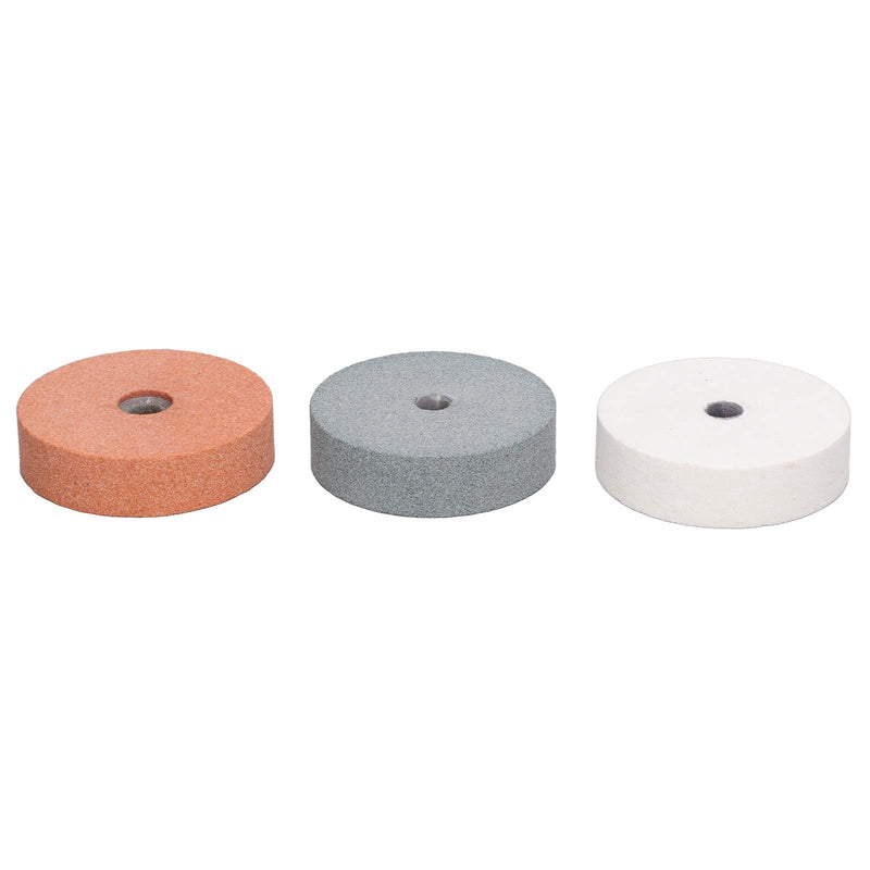 3pcs Bench Grinding Wheel, Silicon Carbide Grinding Stone Pedestal Abrasive Wheel for Metal Ceramic Wood