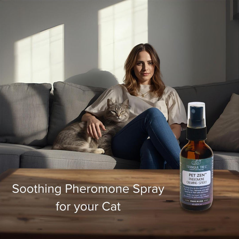 Pet Zen Pheromone Calming Spray for Cats, 2 oz