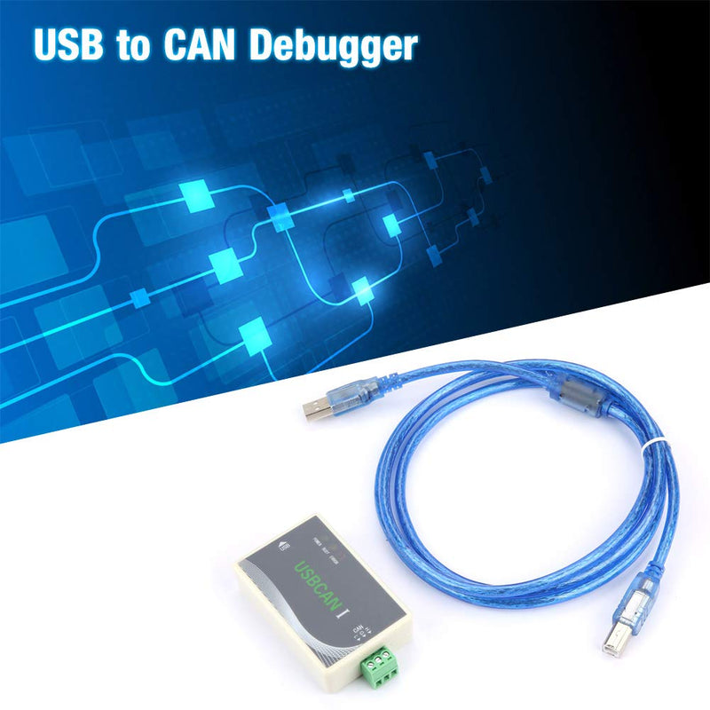 USB to CAN Debugger, USB to CAN Analyzer USB CAN Debugger Compatible, Industrial Grade High Speed Channel Debugger, PC Can Use It to Connect with a Standard CAN Network Via USB Bus