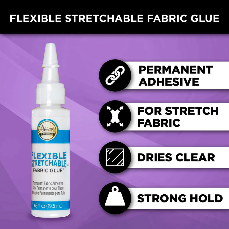 Aleene's Tacky Pack Fabric Glue, 5pk, 0.66 Fl Oz Fabric Tacky Pack