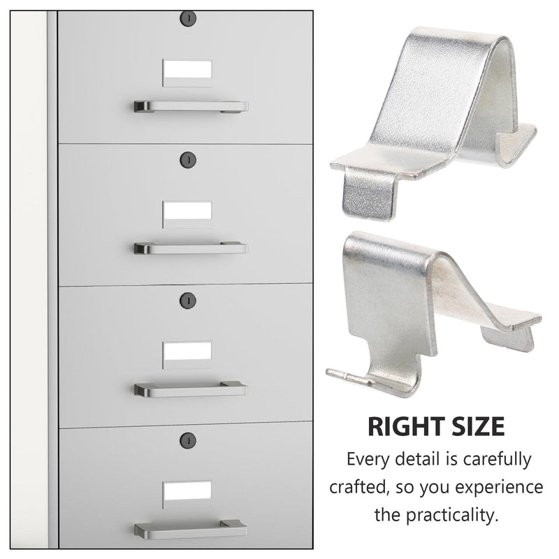 jojofuny 12pcs Heavy Duty Metal Cabinet Shelf Clips - Adjustable Shelf Support Clips for Wood and Metal Shelving, Strong Locker Shelf Bracket for Kitchen Home Organization 3.00X2.00X1.40CM Silver