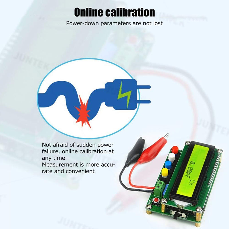 LC‑100A Digital LCD Inductance Capacitance Meter High Accuracy Inductance Capacitance Tester