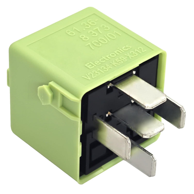 Relay V23134-K59-X312 61.36-8 373 700/01 (Pack of 2), 12VDC 5Pins Automotive Relay - Plug-in Installation - Compatible for Select BMW Car Series