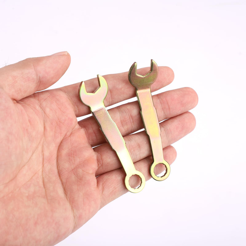 2pcs N7164 Bi-Fold Closet Door Pivot Adjustment Angled Tools Set, RV Pocket Door Adjusting Wrench Fits for Johnson 3/8 Open Adjustment Wrench Door Hardware