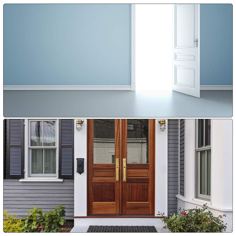 uxcell Door Bottom Sweep H-Shape Aluminum Alloy Base with 2.8-inch Black Nylon Brush 39-inch x 3.6-inch 39.37" x 2.8"