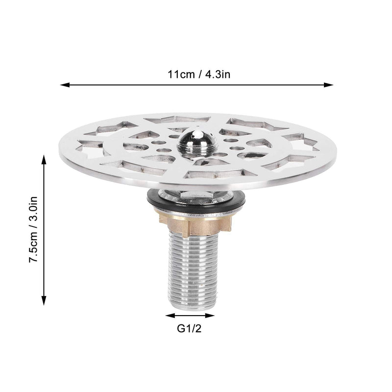 Stainless Steel Automatic Bottle Washer & Faucet Cup Cleaner - 360 Rotating G1/2 Sink Attachment for Home & Cafe
