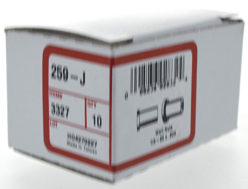 3327 ¼-20 x 3/4-Inch Expansion Nut, 10-Pack , Black