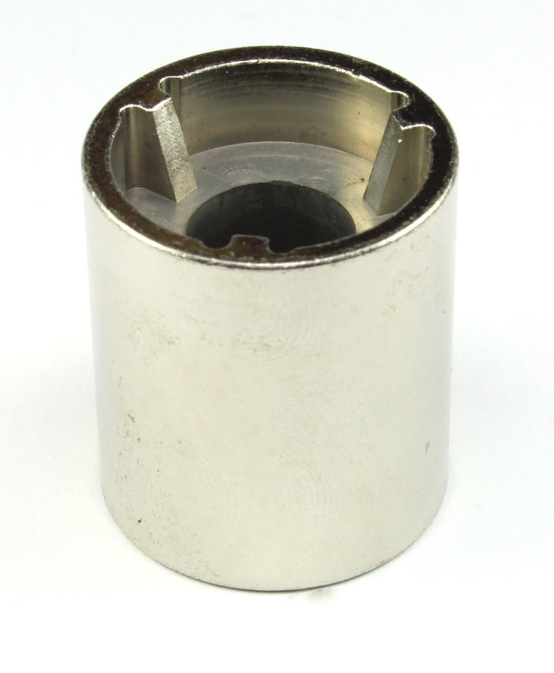 Installation Tool + 8pc 3/8-16 Tri-Groove Tamper Proof Security Nuts Zamak5, #30, 430, LPF430, Trident, T-Groove, Carbon Steel Socket