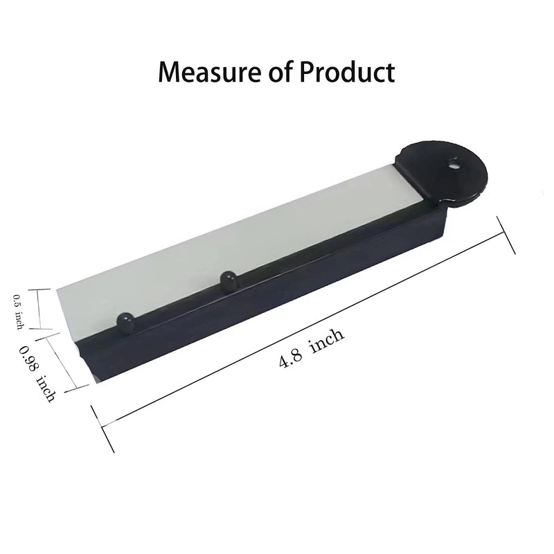 2PKS Slat Wall Security Hook Tool,Display Wall Safety Hook Magnetic Tool,Powerful Magnet,Black Key