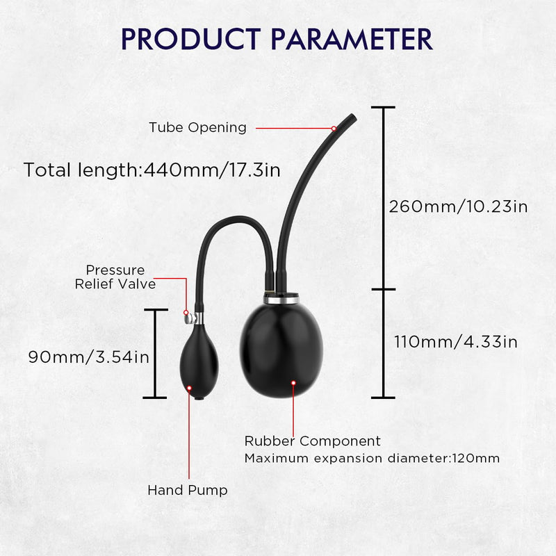 Universal Bladder Adapter Automotive Smoke Machine Inflatable Bladder, EVAP Smoke Machine Leak Tester Inflatable Bladder, Smoke Leak Detector Adaptor Intake Exhaust Leak Detector Tool