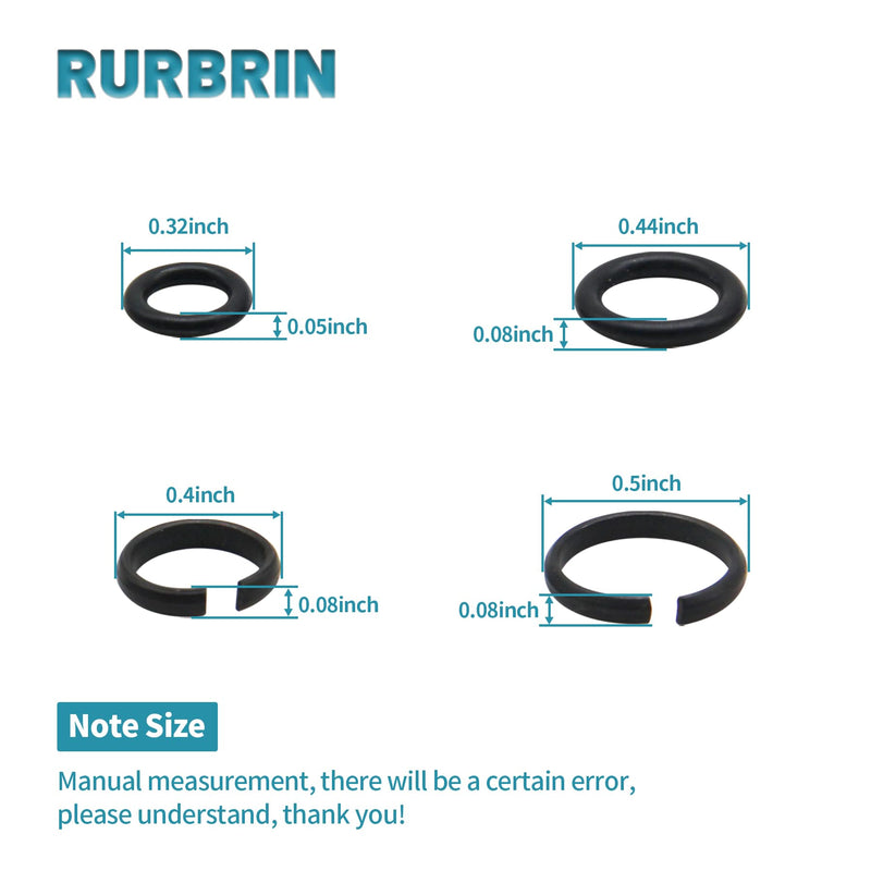 10 Sets of 1/2 inch & 3/8 inch Impact Wrench Retainer Rings with O-ring, Compatible With Electric Wrench/Pneumatic Wrench