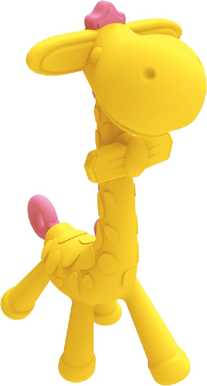EDISONmama Pink Giraffe Peeler with Hook Dry Hole, 1 Piece (x1) - NewNest Australia