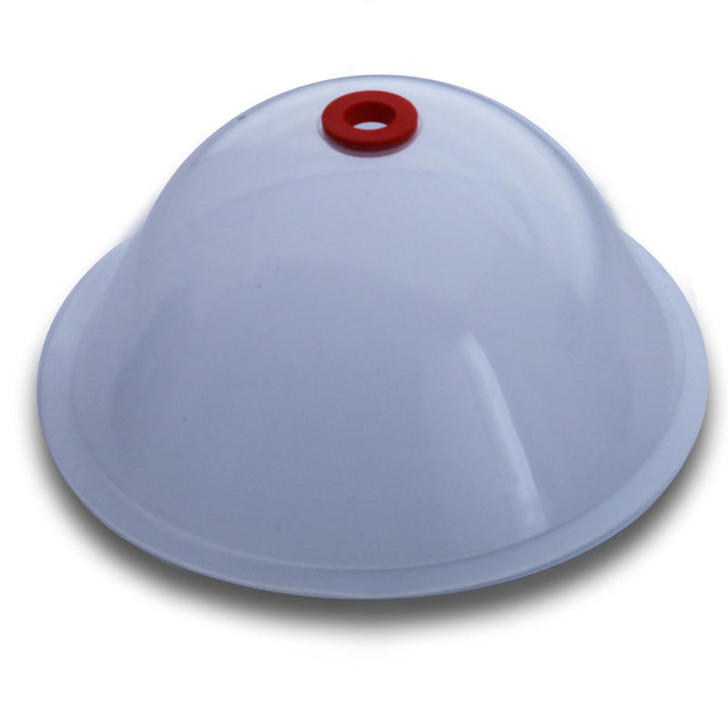 Rack-A-Tiers Driller's Dust Bowl - Hole Saw dust Bowl Installing recessed Lights, Works for All Hole saws, Flexible Drywall Dust Collector, Overhead Drilling dust Catcher (48000)