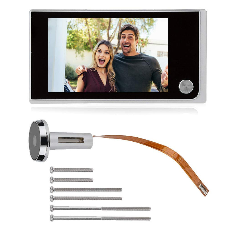 Sonew 3.5inch Digital LCD Peephole Viewer with Wide Angle Lens for Enhanced Home Security and Easy Installation (#01 Door Viewer)