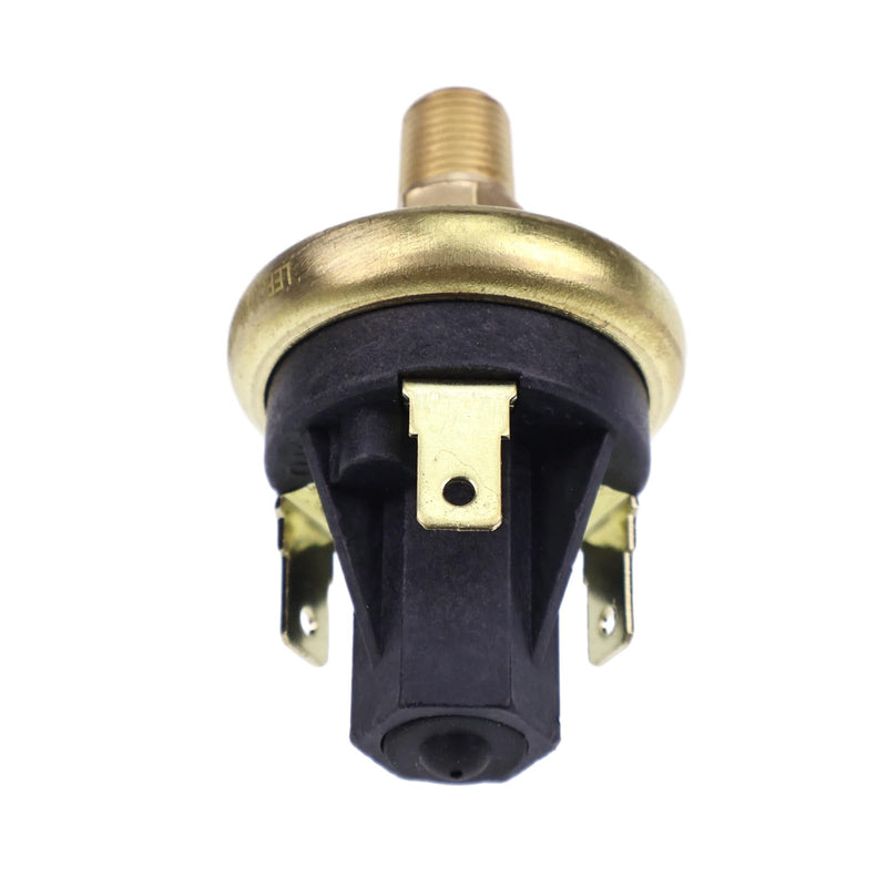 IEQFUE Pressure Switch 3 Terminal 1/8 NPT Male 1/4 Blade 8-13Psi NC 430.110 Presetat 10Psi