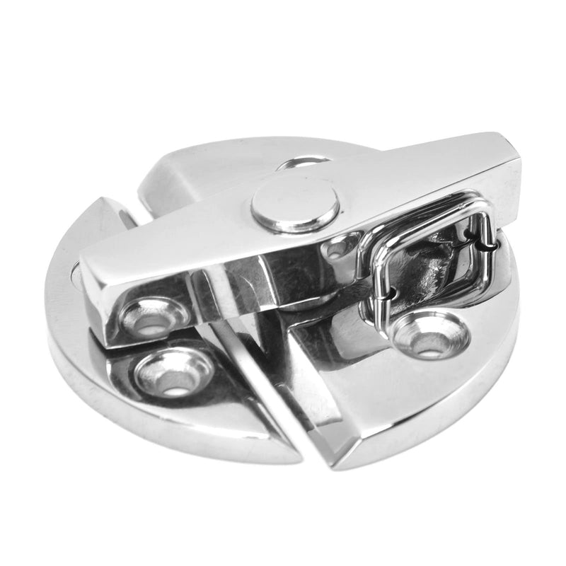 Hilitand Boat Door Cabinet Hatch Round Turn Button Catch Marine Hinge 316 Stainless Steel, Marine Hardware Accessories