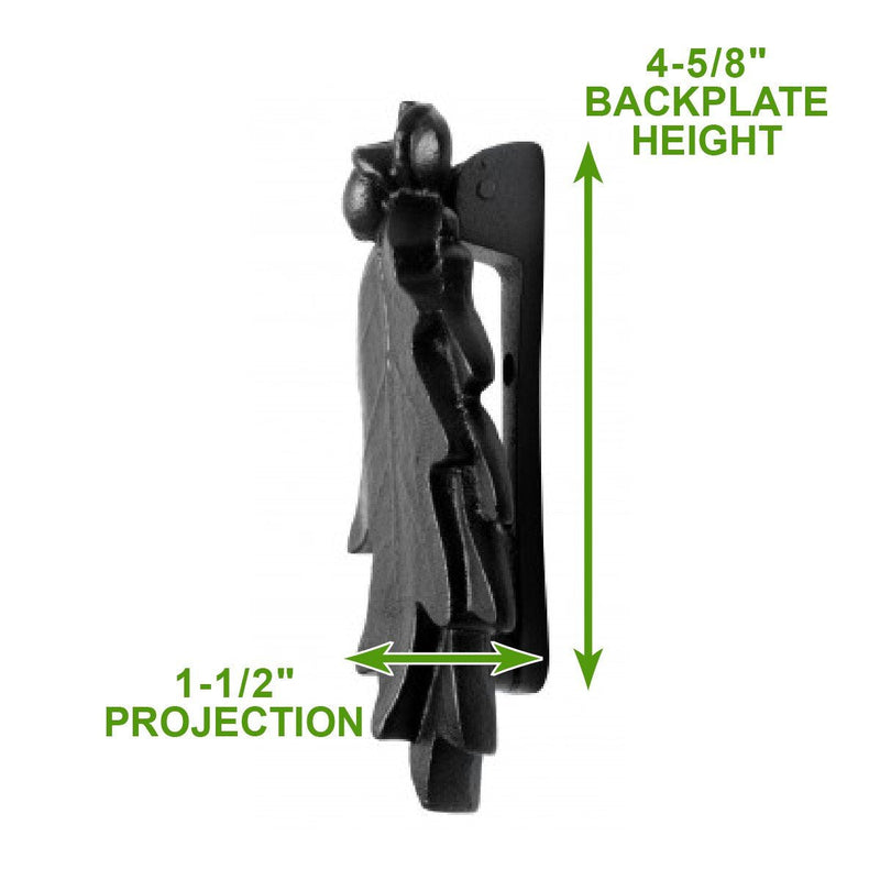 Renovators Supply Manufacturing Door Knockers For Front Door 6 In. Cast Iron Door Knocker With Mounting Hardware
