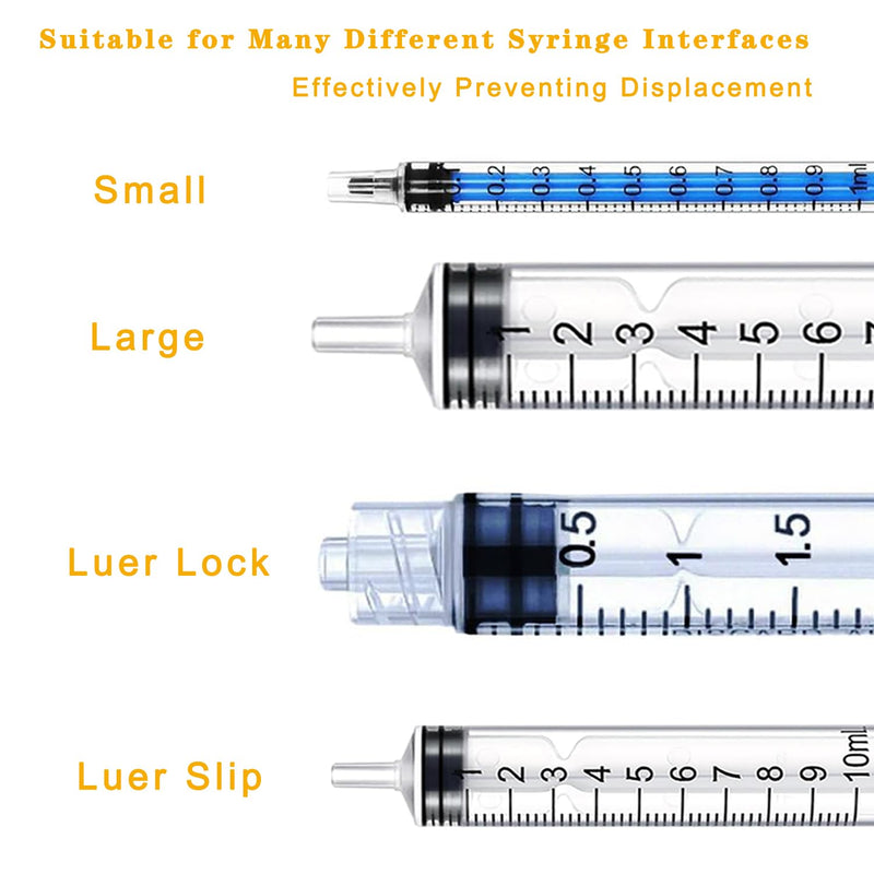 100 Pack 18 Gauge 1 inch Needle, Luer Lock Industrial Dispensing Accessories, Individual Package 18Ga-1 inch