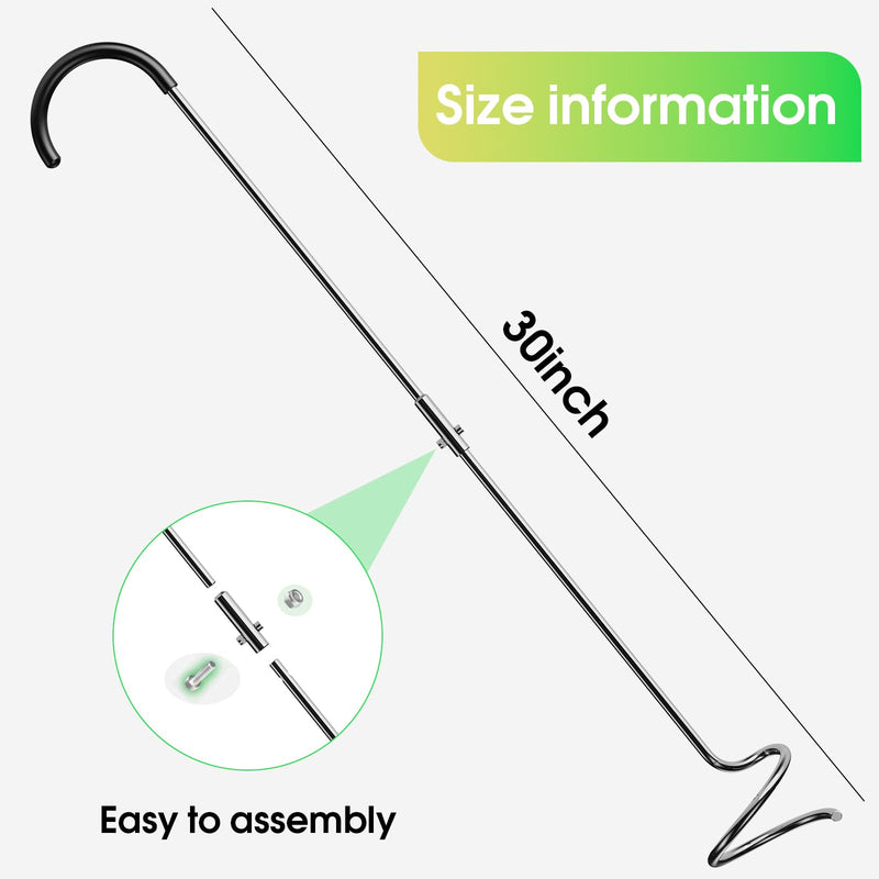 Compost Aerator Tool, Heavy Duty Spiral Compost Turner with Ergonomic Handle, Manual Soil Aeration Tool for Garden Compost Bin and Backyard Pile Mixing