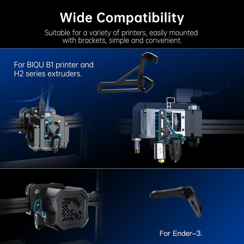 BIQU MicroProbe V2.0 + Mounting Bracket for BIQU B1/ H2/ Ender-3/ Ender-3 V2 Auto Bed Leveling Sensor kit 3D Printer Leveling Tool for RatRig VC3 Voron 2.4